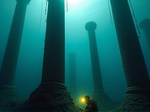 Underwater foundation work utilizing divers and robotics